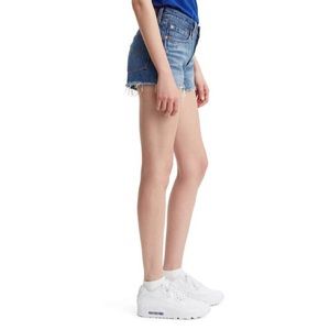 LEVI’S 501 Distressed Raw Hem Jean Shorts Size 26